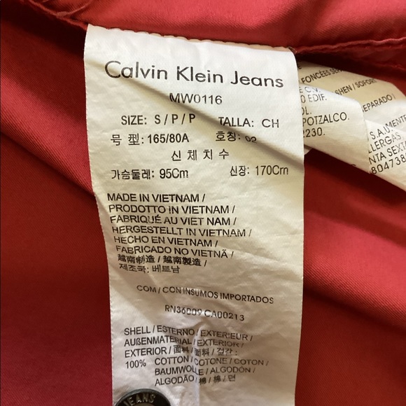 Young Mens Calvin Klein Cotton Shirt - Picture 5 of 5